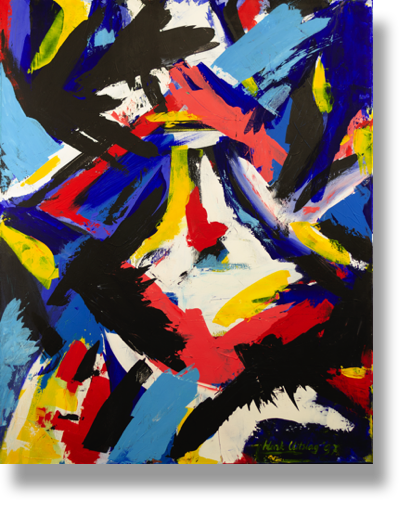 "Abstracte compositie 3 1997"
Acryl on canvas
80 x 100 cm "Abstracte compositie 3 1997"
Acryl on canvas
80 x 100 cm